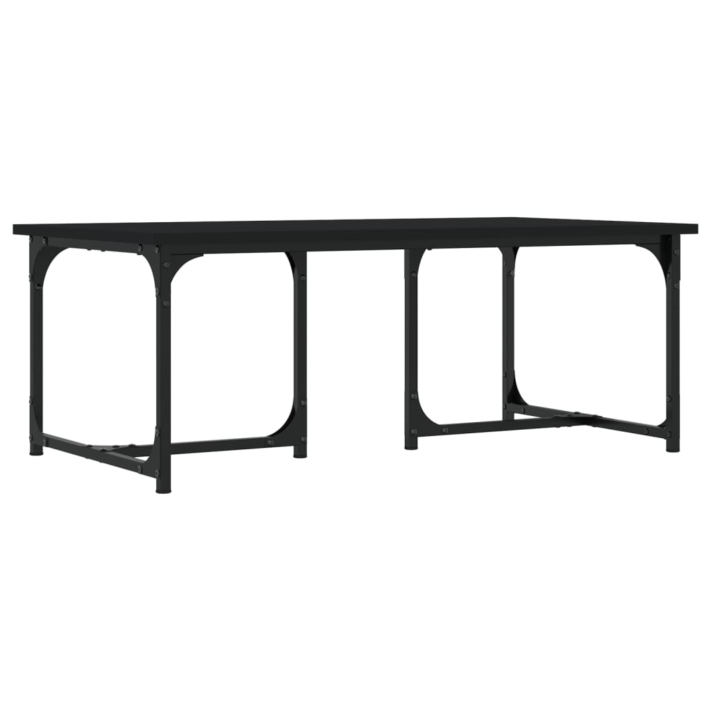 E-shop vidaXL Konferenčný stolík čierny 90x50x35 cm kompozitné drevo