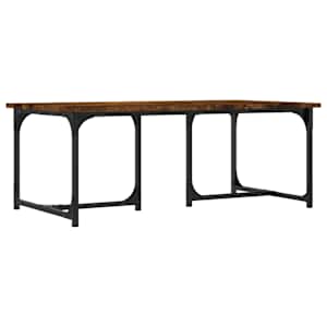 Konferenční stolek kouřový dub 90 x 50 x 35 cm kompozitní dřevo - obrázek 2