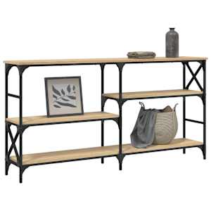 Konzolový stolek dub sonoma 150 x 29 x 76,5 cm kompozitní dřevo - obrázek 3