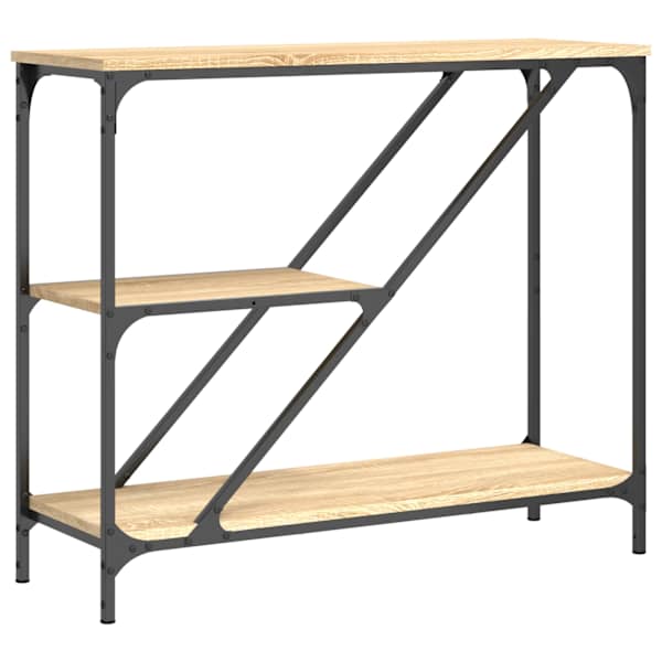 vidaXL konsoollaud, Sonoma tamm, 88,5 x 30 x 75 cm, tehispuit