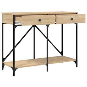 Konzolový stolek dub sonoma 100 x 39 x 78,5 cm kompozitní dřevo - obrázek 5