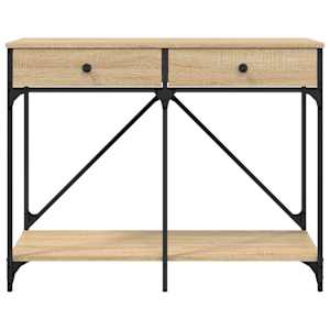 Konzolový stolek dub sonoma 100 x 39 x 78,5 cm kompozitní dřevo - obrázek 6