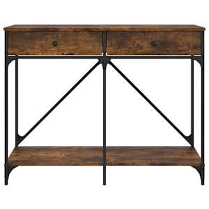 Konzolový stolek kouřový dub 100x39x78,5 cm kompozitní dřevo - obrázek 6