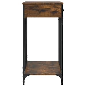 Konzolový stolek kouřový dub 100x39x78,5 cm kompozitní dřevo - obrázek 7