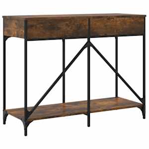 Konzolový stolek kouřový dub 100x39x78,5 cm kompozitní dřevo - obrázek 8