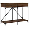 vidaXL konsoollaud, pruun tamm, 100 x 39 x 78,5 cm, tehispuit
