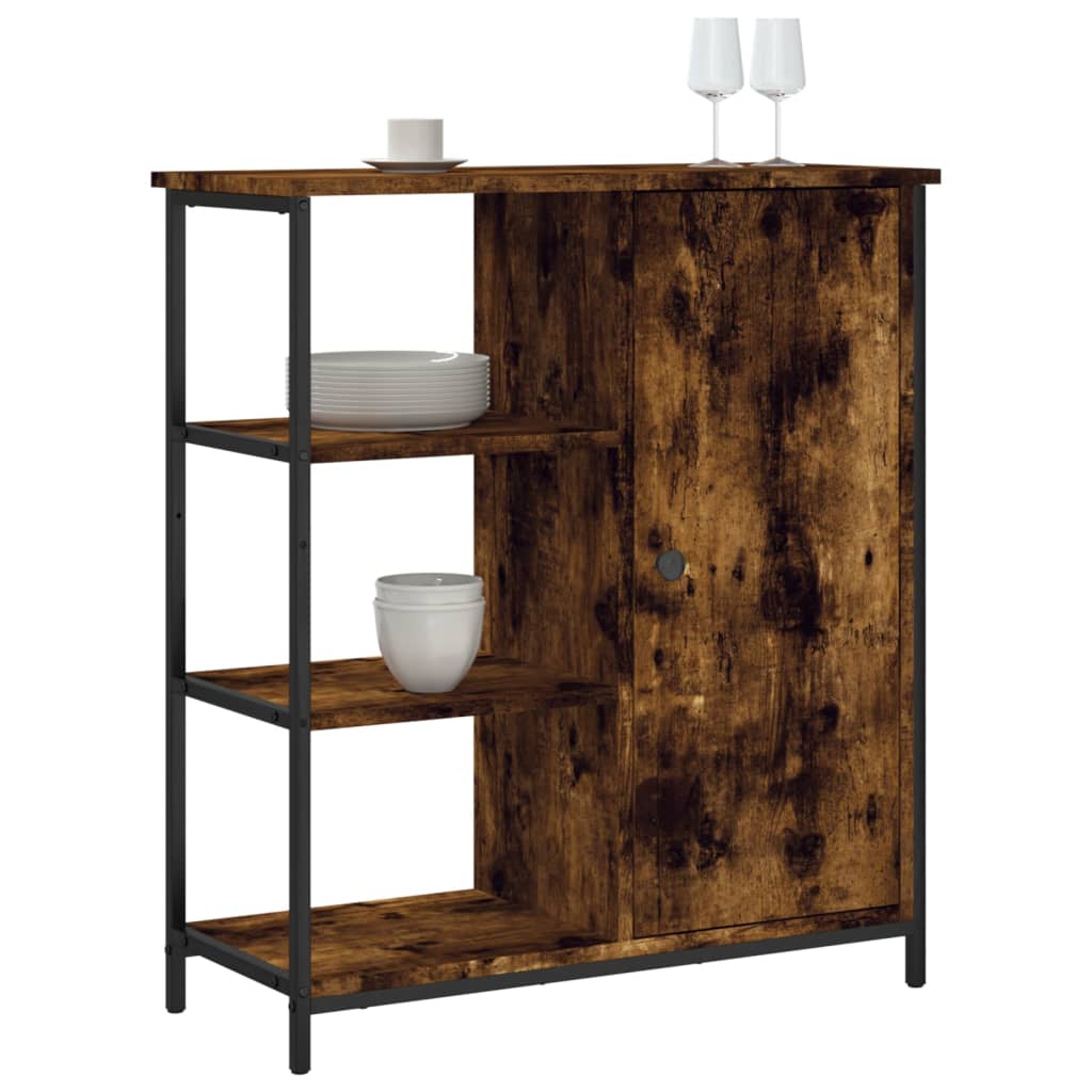 Thumbnail - vidaXL Sideboard Räuchereiche 70x30x80 cm Holzwerkstoff