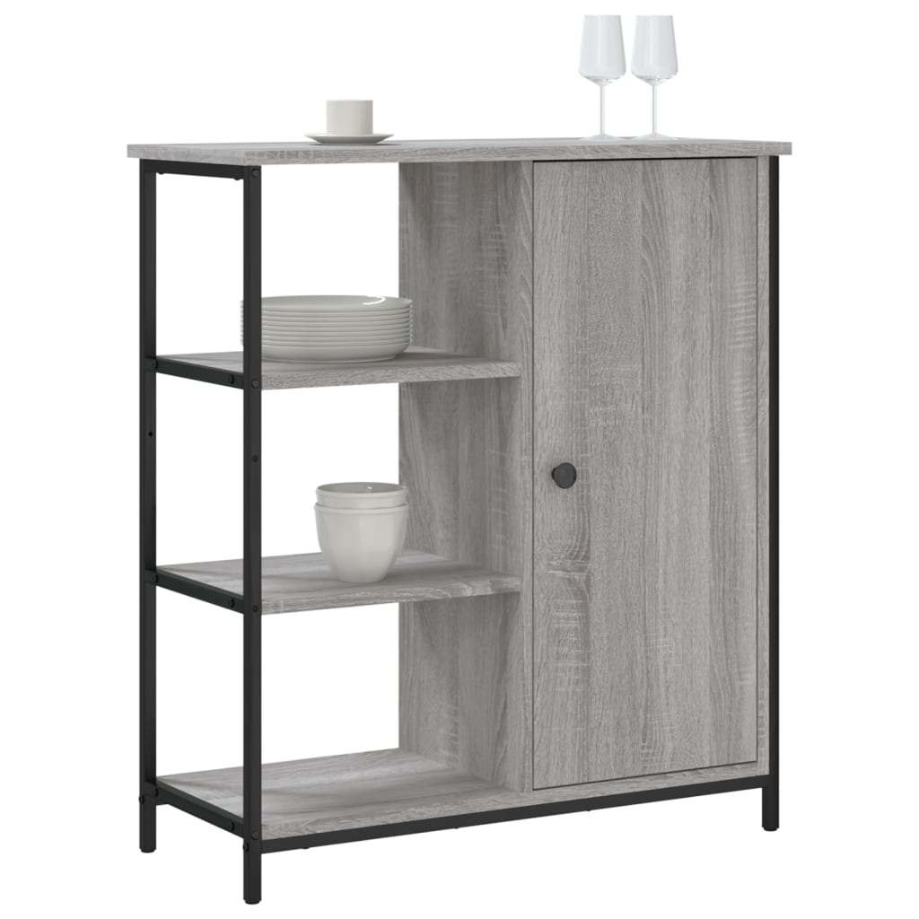 Thumbnail - vidaXL Sideboard Grau Sonoma 70x30x80 cm Holzwerkstoff