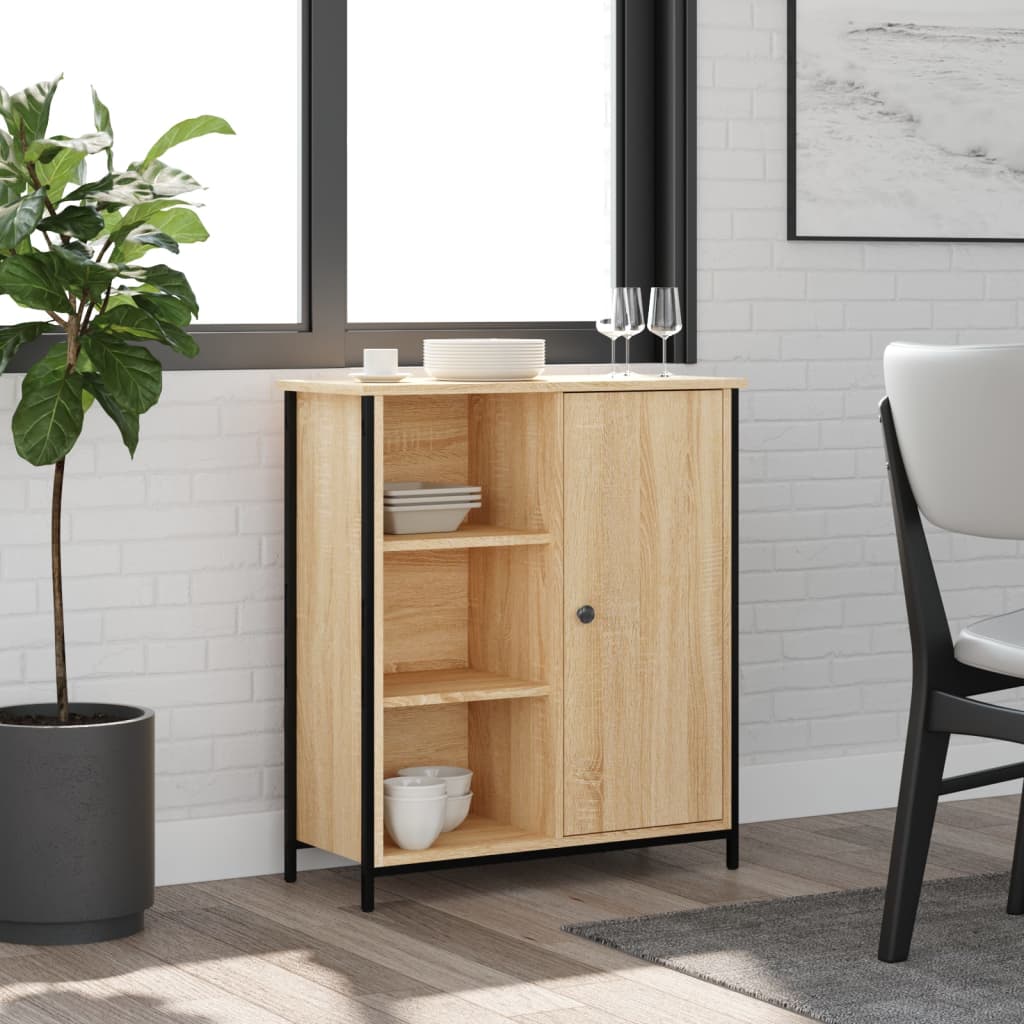 vidaXL Sideboard Sonoma-Eiche 70x30x80 cm Holzwerkstoff