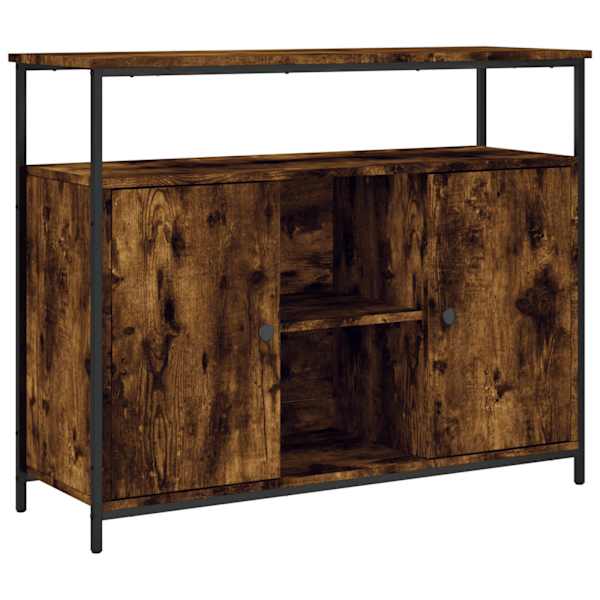 vidaXL puhvetkapp, suitsutatud tamm, 100 x 35 x 80 cm tehispuit