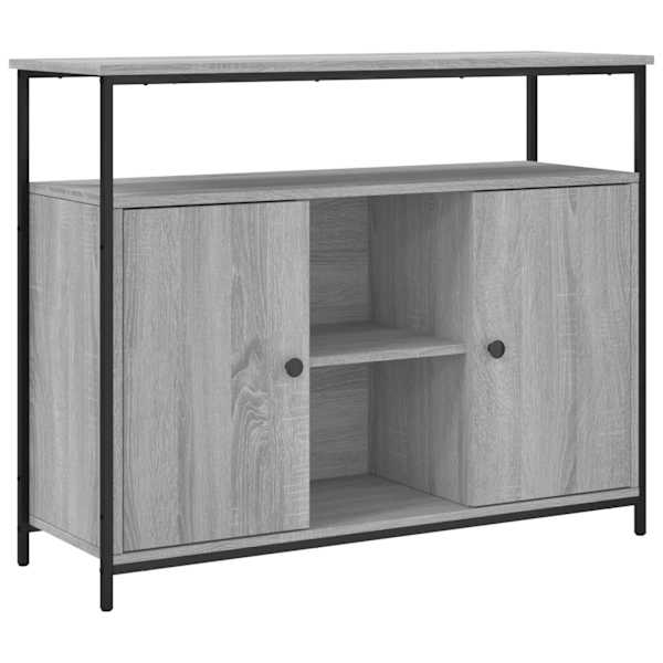 vidaXL puhvetkapp, hall Sonoma tamm, 100 x 35 x 80 cm, tehispuit