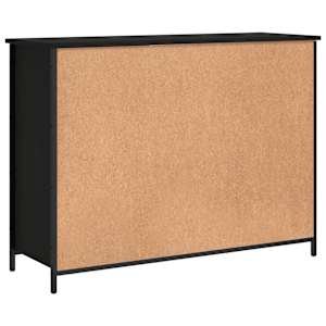 Příborník černý 100 x 35 x 75 cm kompozitní dřevo - obrázek 8