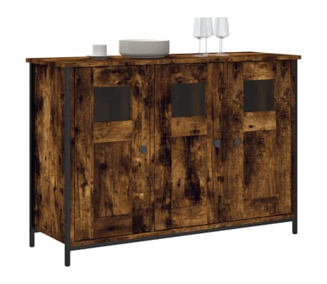 vidaXL kumode, ozolkoka krāsa, 100x35x70 cm, inženierijas koks