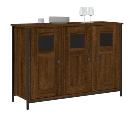 vidaXL Buffet ch&ecirc;ne marron 100x35x70 cm bois d'ing&eacute;nierie