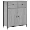 vidaXL puhvetkapp, hall Sonoma tamm, 70x30x80 cm, tehispuit