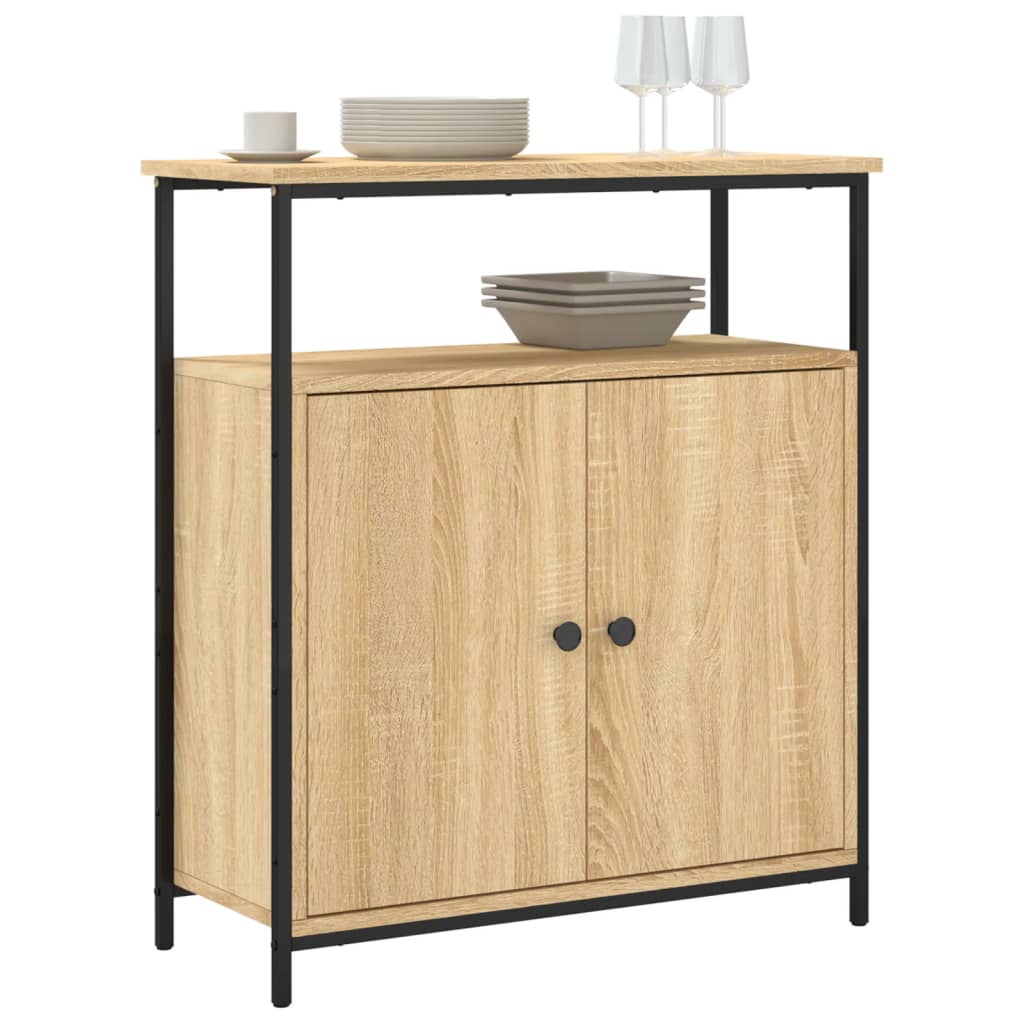 Thumbnail - vidaXL Sideboard Sonoma-Eiche 70 x 30 x 80 cm Holzwerkstoff