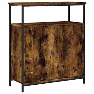 Příborník kouřový dub 70 x 30 x 80 cm kompozitní dřevo - obrázek 2
