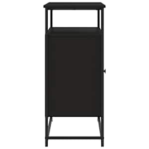 Příborník černý 100 x 35 x 80 cm kompozitní dřevo - obrázek 7