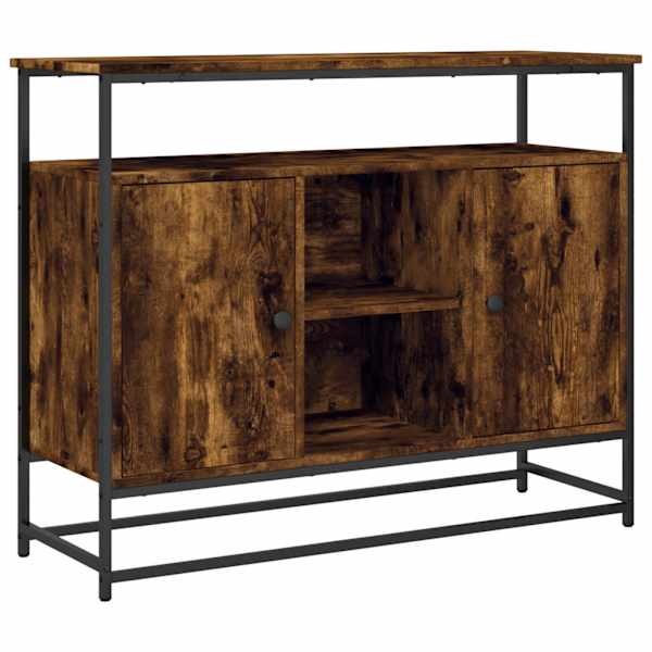 vidaXL puhvetkapp, suitsutatud tamm, 100 x 35 x 80 cm tehispuit