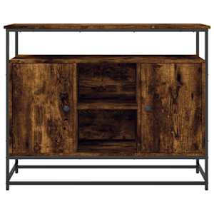 Příborník kouřový dub 100 x 35 x 80 cm kompozitní dřevo - obrázek 6