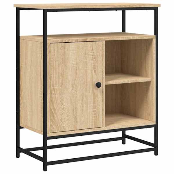 vidaXL kummut Sonoma tamm 69 x 35 x 80 cm t&ouml;&ouml;deldud puit