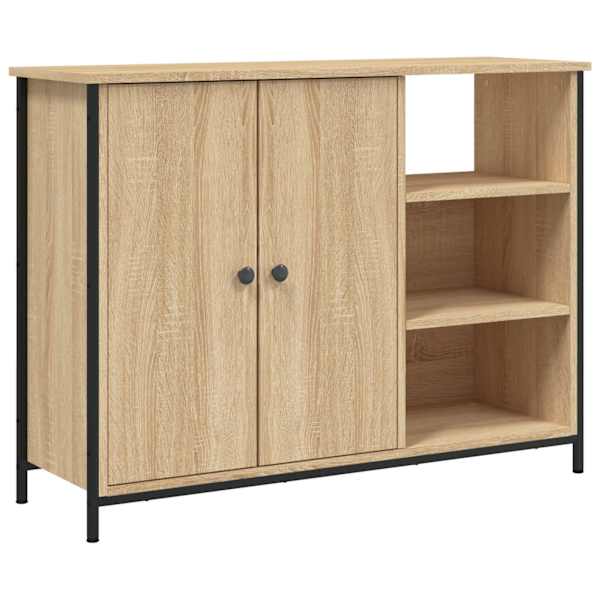 vidaXL puhvetkapp, Sonoma tamm, 100 x 33 x 75 cm, tehispuit