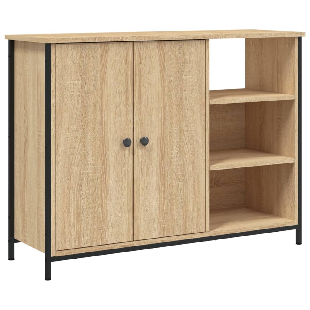 E-shop vidaXL Komoda dub sonoma 100x33x75 cm kompozitné drevo