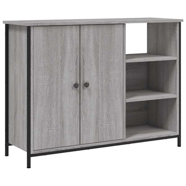 vidaXL puhvetkapp, hall Sonoma tamm, 100 x 33 x 75 cm, tehispuit