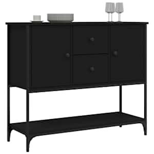 vidaXL Sideboard Black 100x36x85 cm Engineered Wood