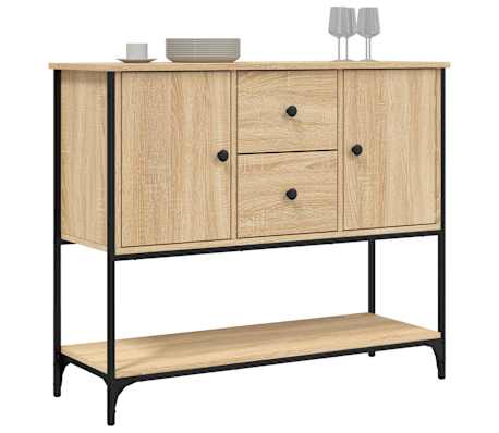 vidaXL Sideboard Sonoma-Eiche 100x36x85 cm Holzwerkstoff