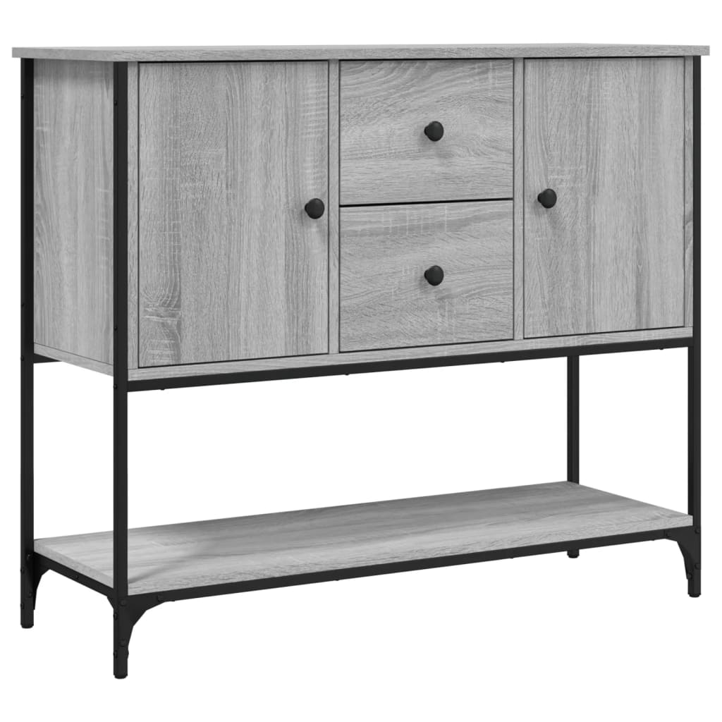 Thumbnail - vidaXL Sideboard Grau Sonoma 100x36x85 cm Holzwerkstoff