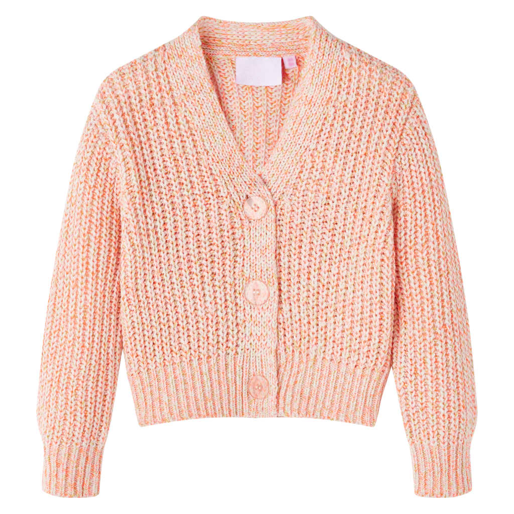 vidaXL Kinder-Strickjacke Rosa 128