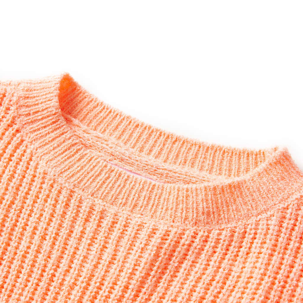 Thumbnail - vidaXL Kinderpullover Gestrickt Hellorange 116