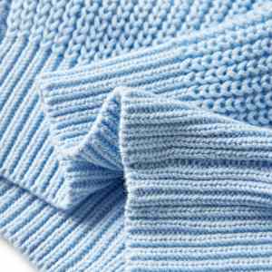 Dětský pletený cardigan modrý 104 - obrázek 6