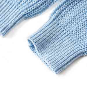 Dětský pletený cardigan modrý 128 - obrázek 5
