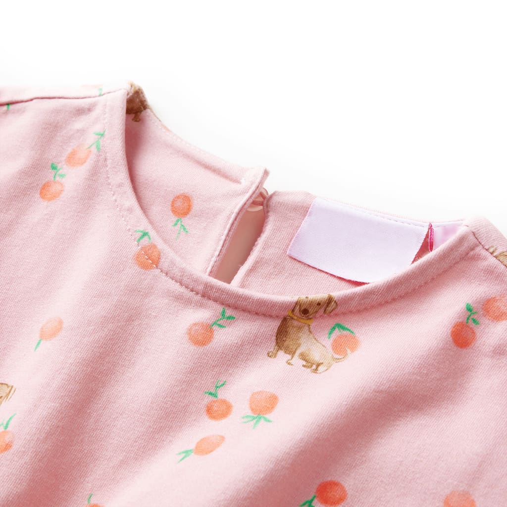 Thumbnail - vidaXL Kinderkleid mit Taillenband Hellorange 92