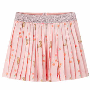 Otroško plisirano krilo svetlo oranžna 104