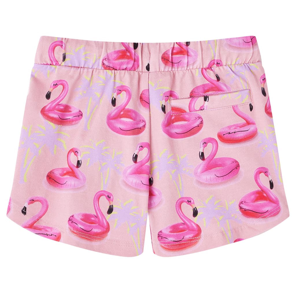 vidaXL Kindershorts met trekkoord 140 lichtroze afbeelding