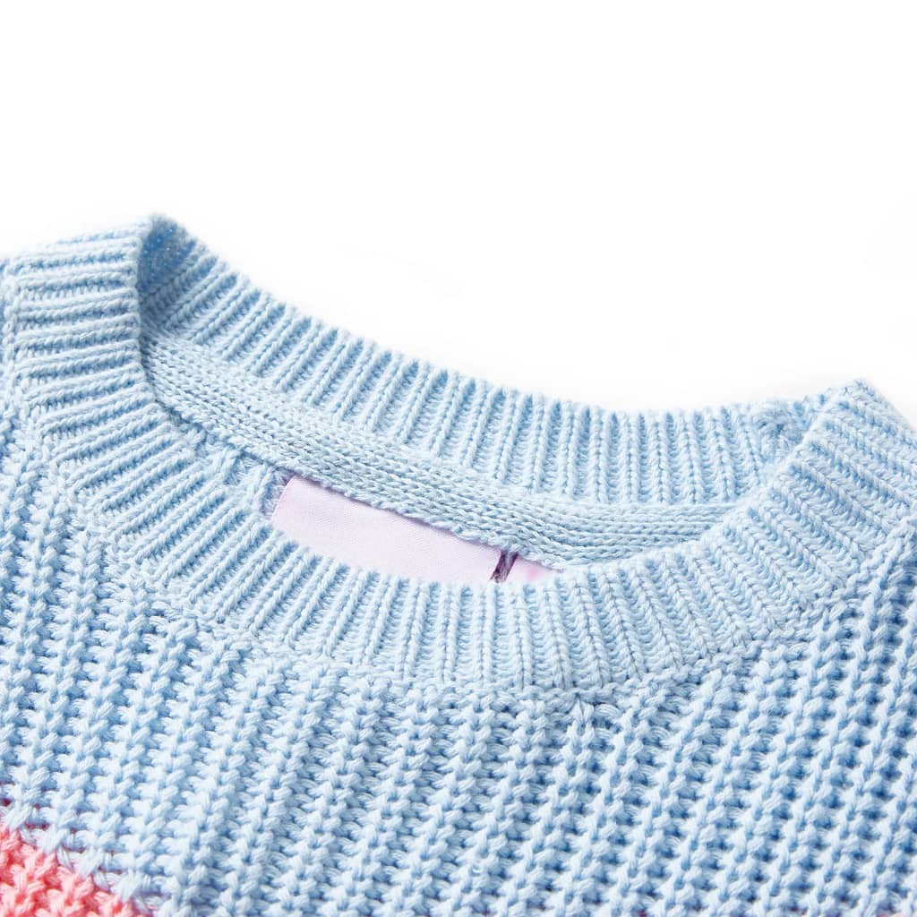 Thumbnail - vidaXL Kinderpullover Gestrickt Blau 92