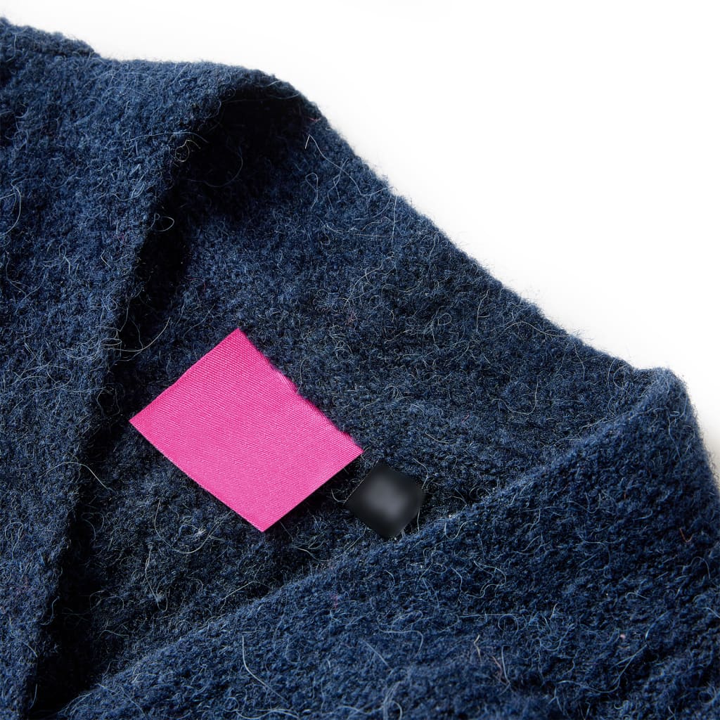 Thumbnail - vidaXL Kinder-Strickjacke Marineblau 140
