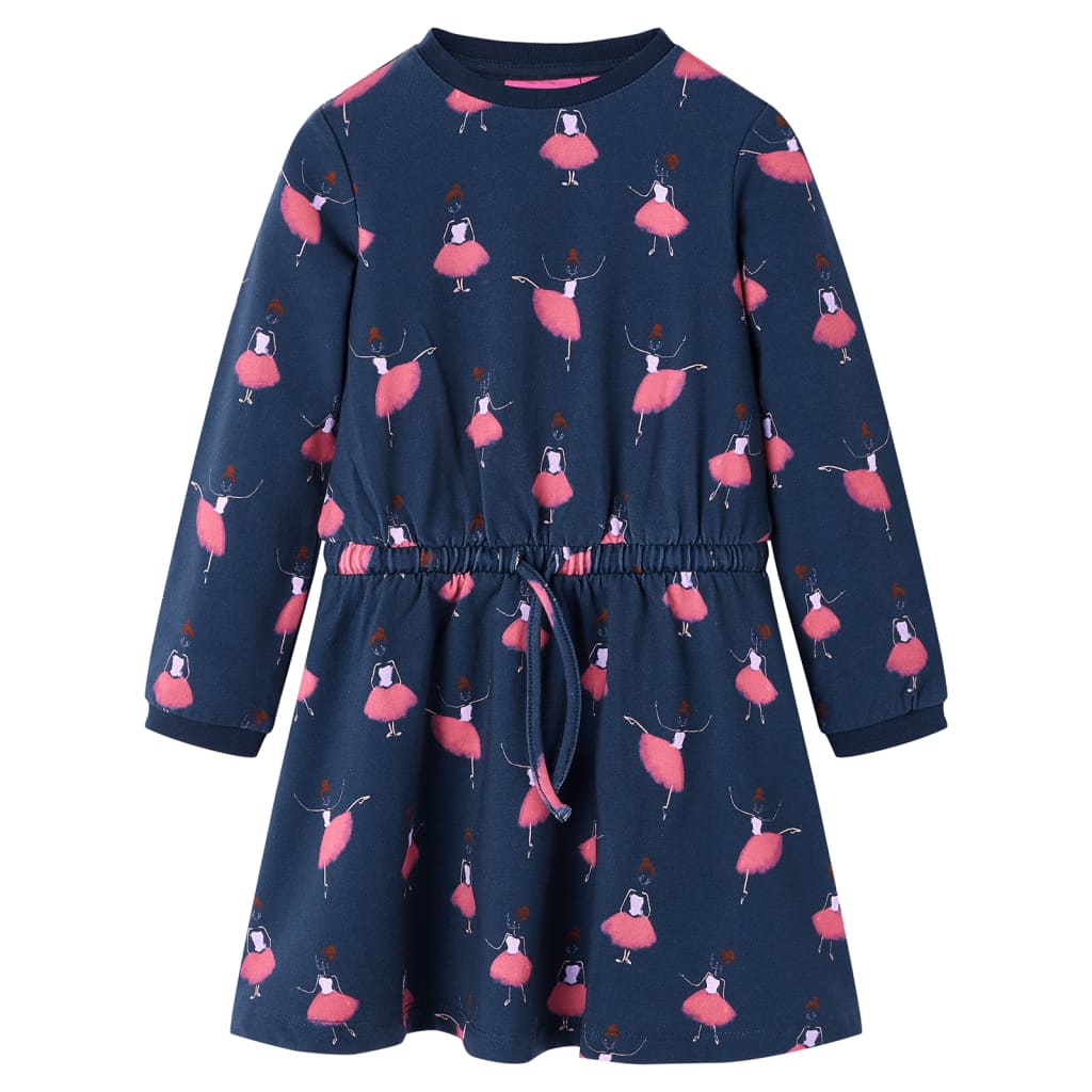 vidaXL Kinderkleid Marineblau 116