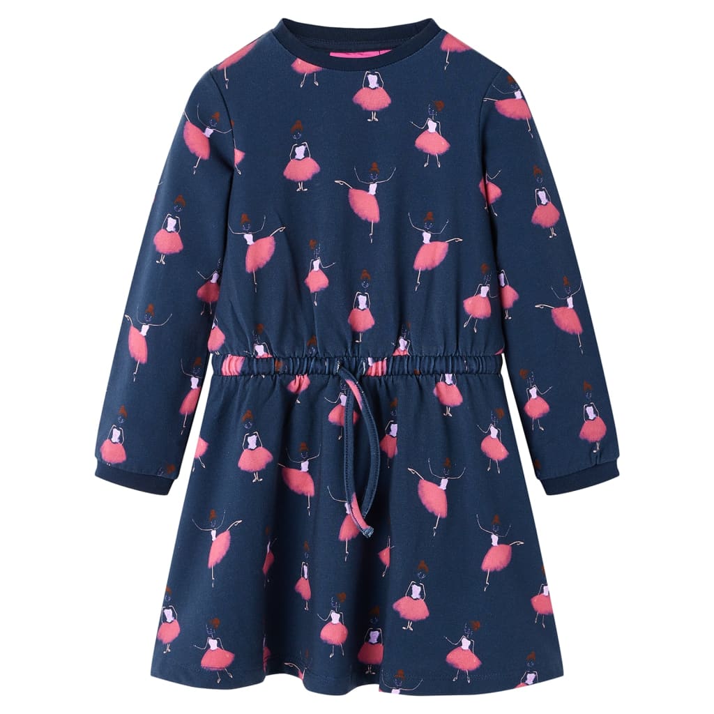 vidaXL Kinderkleid Marineblau 140