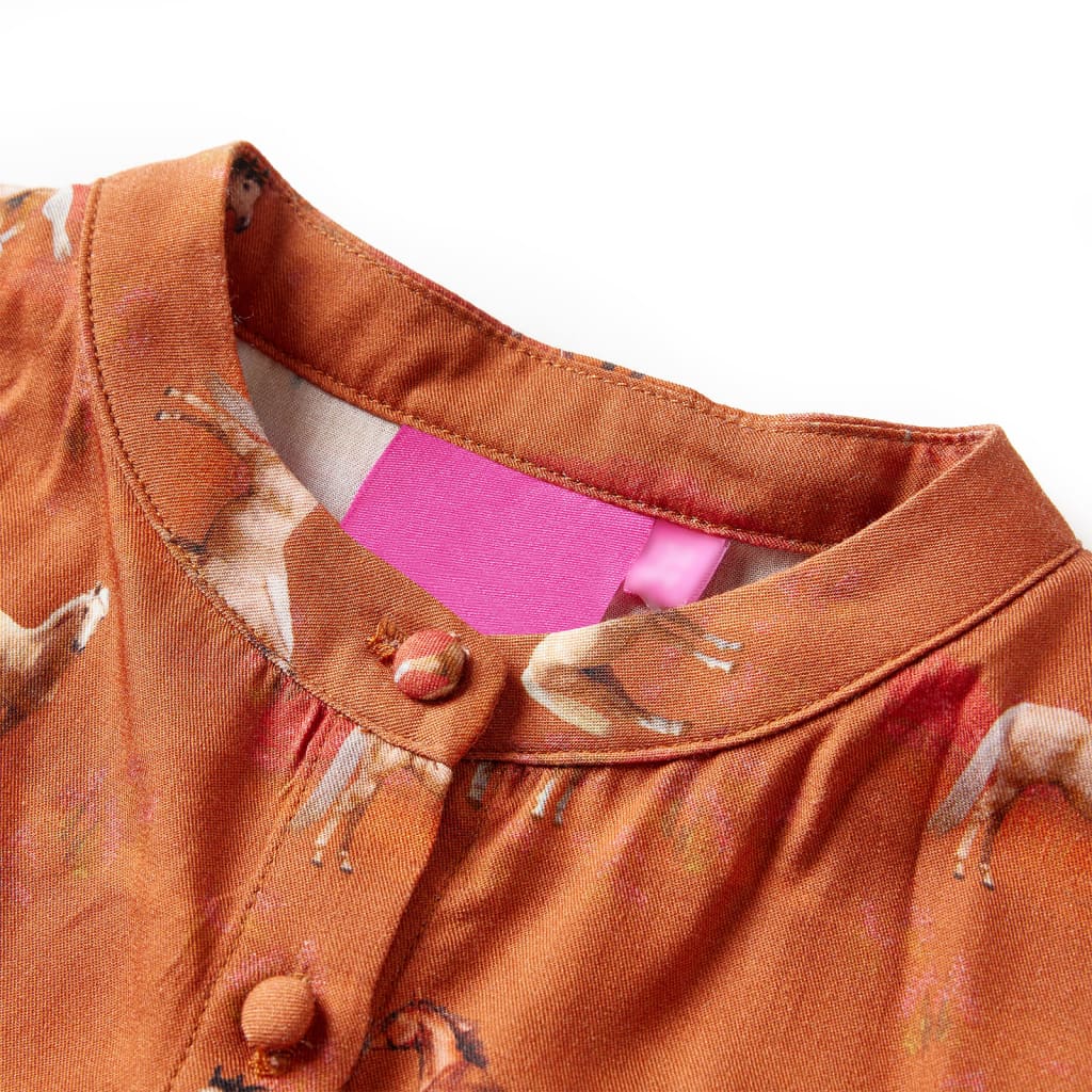 Thumbnail - vidaXL Kinderkleid Cognac 92