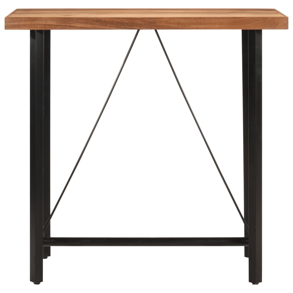 Thumbnail - vidaXL Bartisch 110x55x107 cm Massivholz Akazie und Eisen