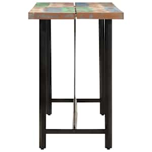 Barový stůl 150 x 70 x 107 cm masivní recyklované dřevo - obrázek 3