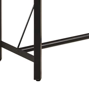 Barový stůl 180 x 70 x 107 cm masivní mangovník a železo - obrázek 6