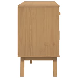 Příborník OLDEN hnědý 114 x 43 x 73,5 cm masivní borové dřevo - obrázek 9