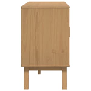 Příborník OLDEN hnědý 114 x 43 x 73,5 cm masivní borové dřevo - obrázek 9