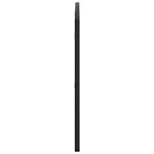 Nástěnné zrcadlo černé 100 x 50 cm oblouk železo - obrázek 4