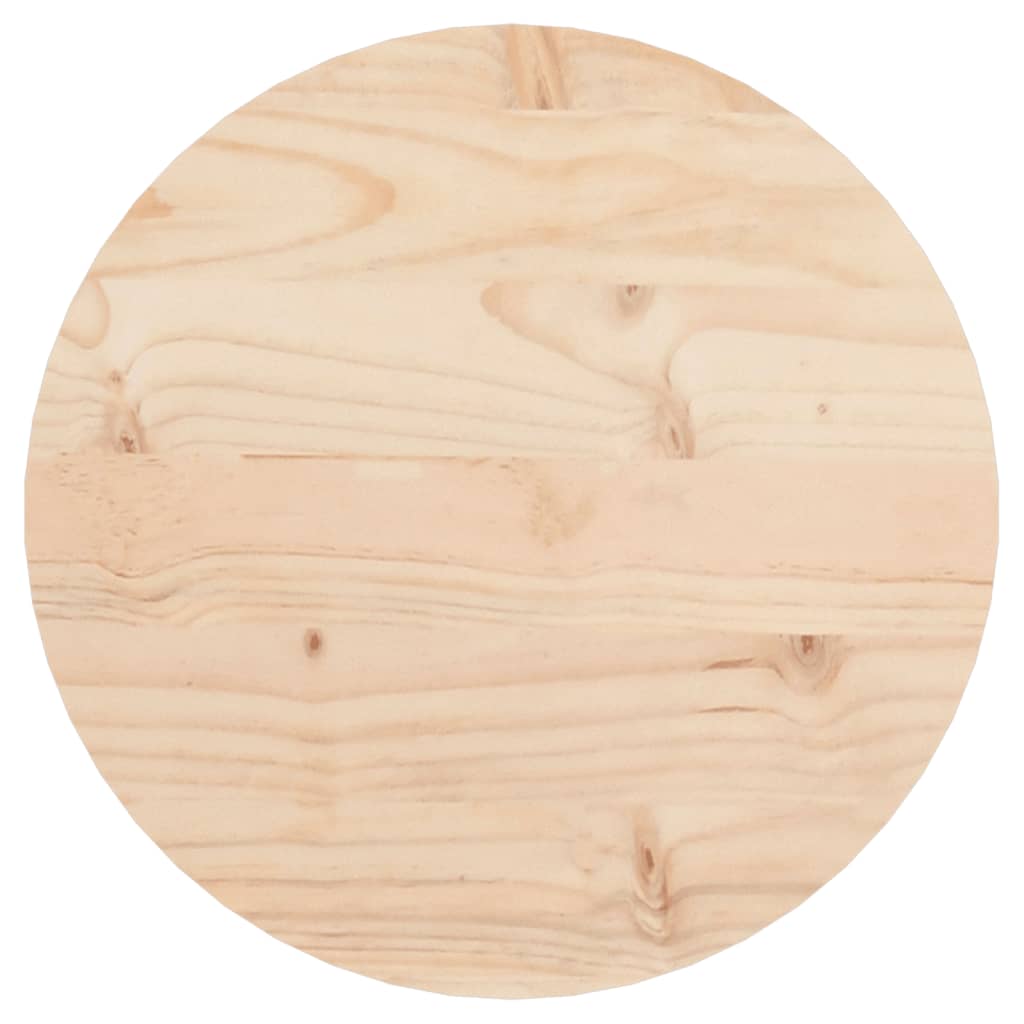 Blat de masă rotund, Ø30×3 cm, lemn masiv de pin